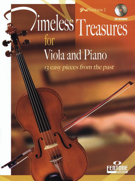 Timeless Treasures For Viola and Piano (easy/intermediate) Bk/cd