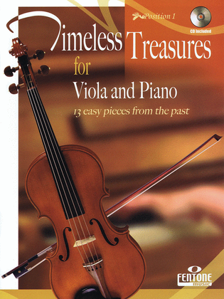 Book cover for Timeless Treasures for Viola and Piano