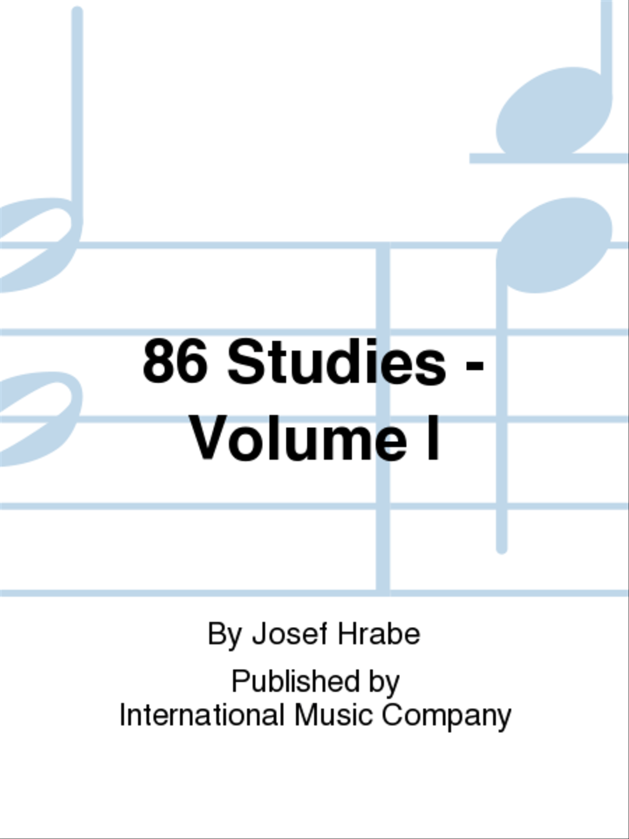 86 Studies: Volume I (SIMANDL-ZIMMERMANN)