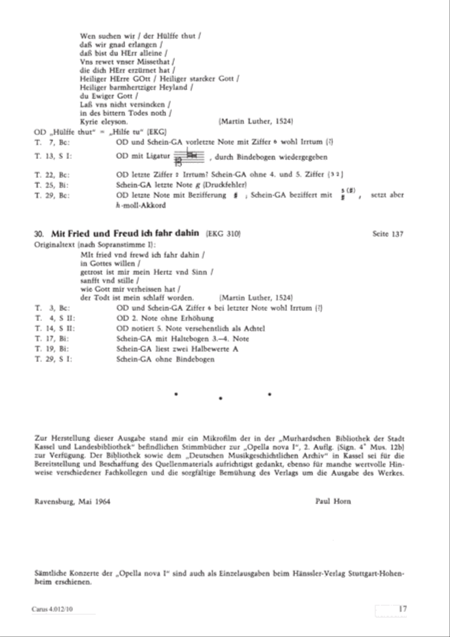 Opella Nova I. Teil 1618 Opella Nova I. Teil 1618 Collection / Songbook scores gallery preview page 18