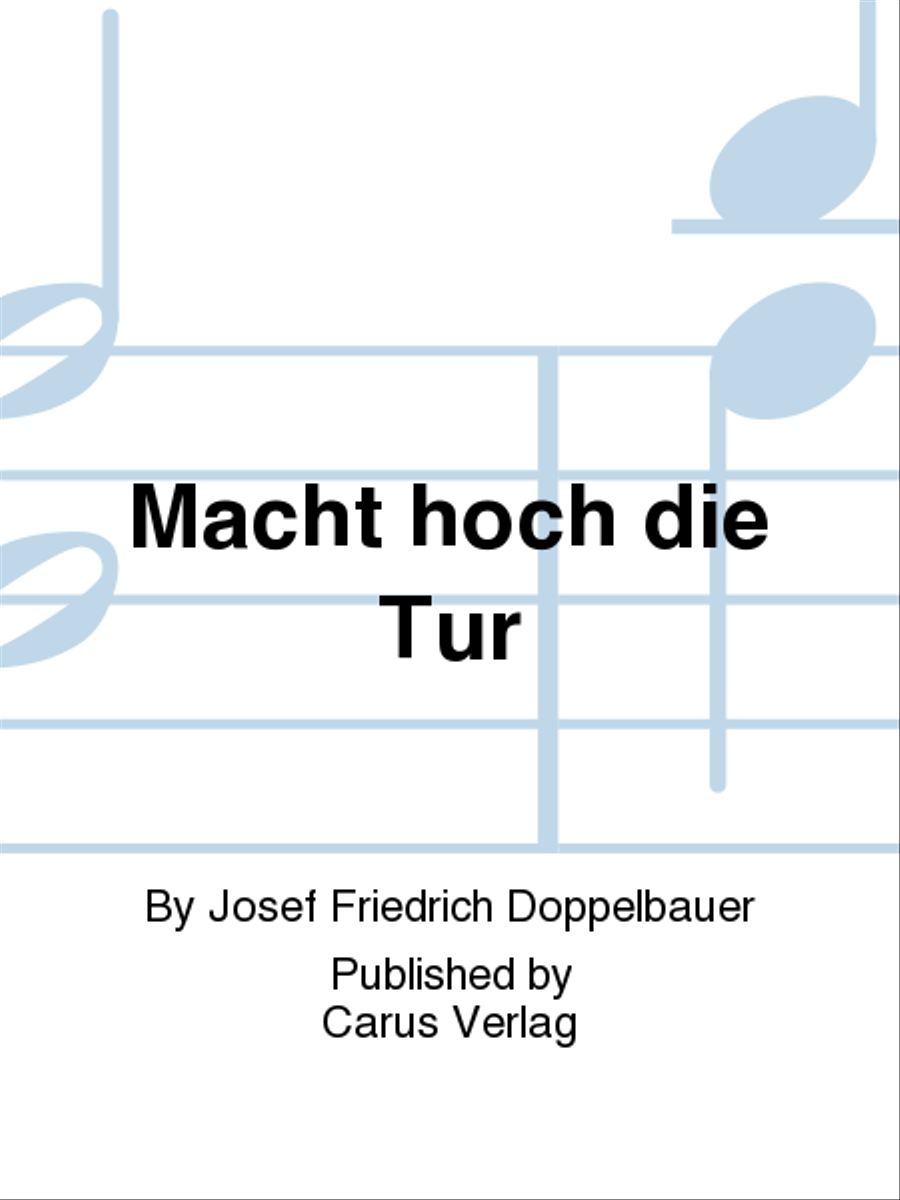 Macht hoch die Tur SSA scores gallery preview page 1