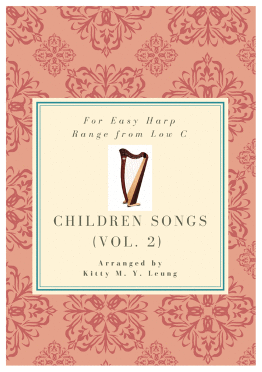 Children Songs (Volume 2) - Easy Harp Solo (range from low C) Harp scores gallery preview page 1