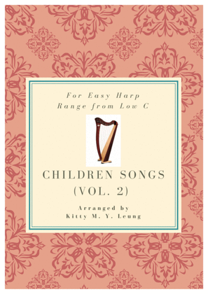Book cover for Children Songs (Volume 2) - Easy Harp Solo (range from low C)