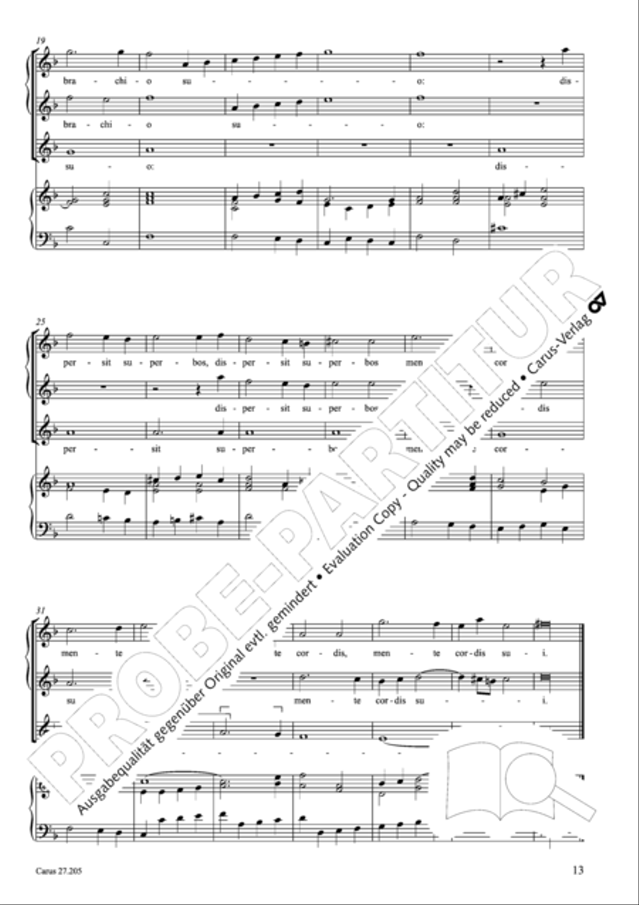 Magnificat a 6 (Magnificat a sei voci) Choir scores gallery preview page 22