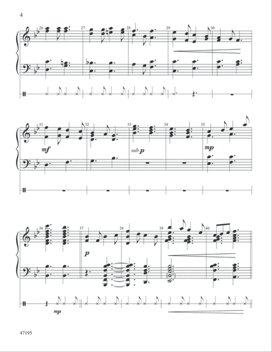 Caroling, Caroling Handbell Choir scores gallery preview page 4
