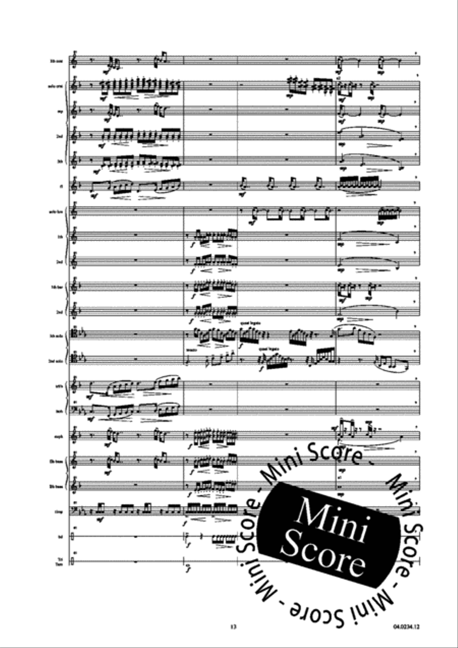 Rainforest Concerto Brass Band scores gallery preview page 19