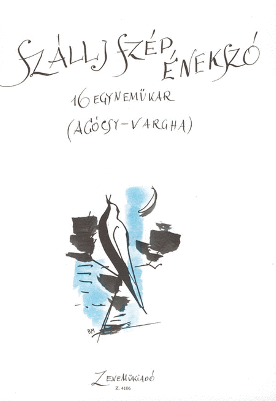 Szállj szép énekszó Szállj szép énekszó A Cappella scores gallery preview page 1