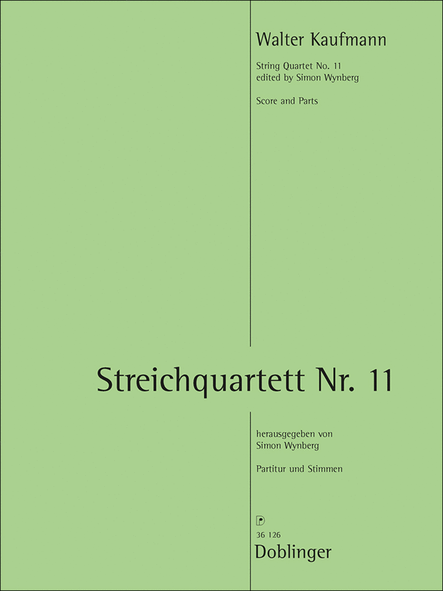 Streichquartett Nr. 11 String Quartet scores gallery preview page 1