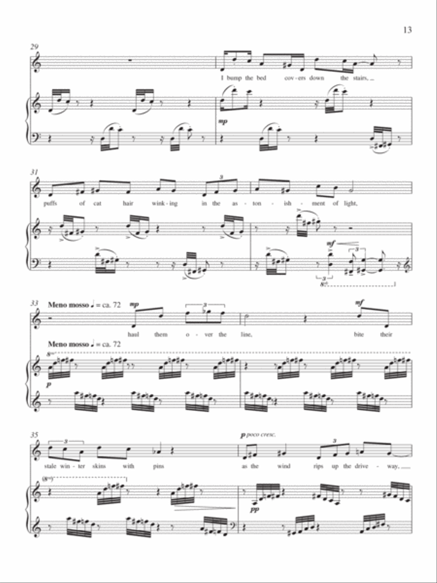 Hubbards Cove Soprano Voice scores gallery preview page 5