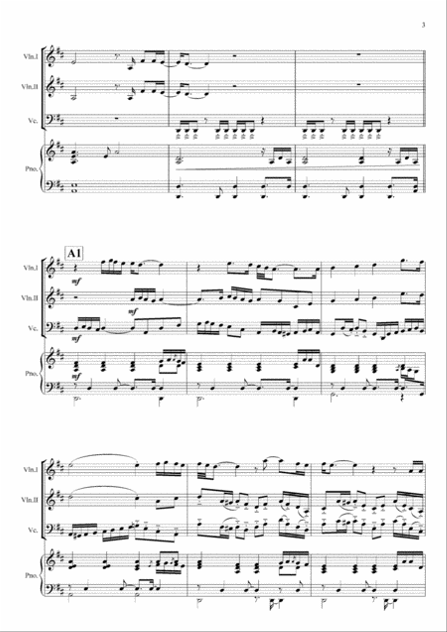 (Everything I Do) I Do It For You (Everything I Do) I Do It For You Piano Trio scores gallery preview page 3