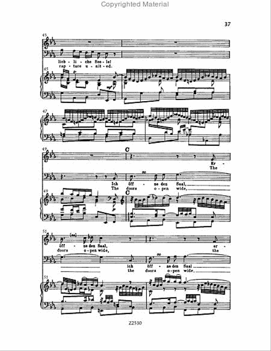 Wachet auf, ruft uns die Stimme, BWV 140 Choir scores gallery preview page 37