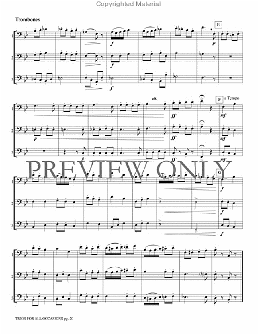 Trios for All Occasions Small Ensemble scores gallery preview page 21