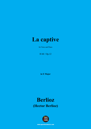 Berlioz-La captive,H 60(Op.12),in E Major