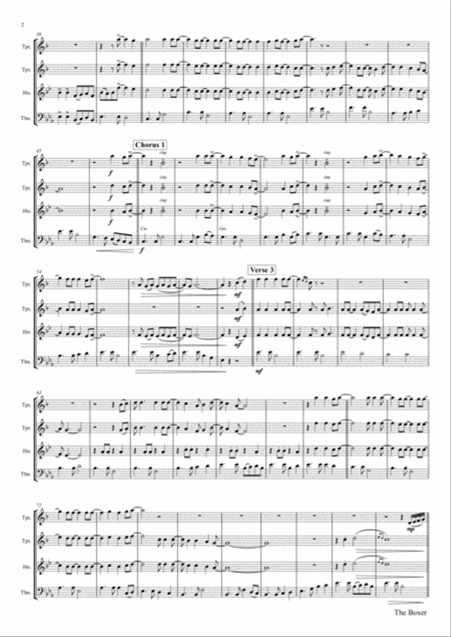 The Boxer Euphonium scores gallery preview page 2