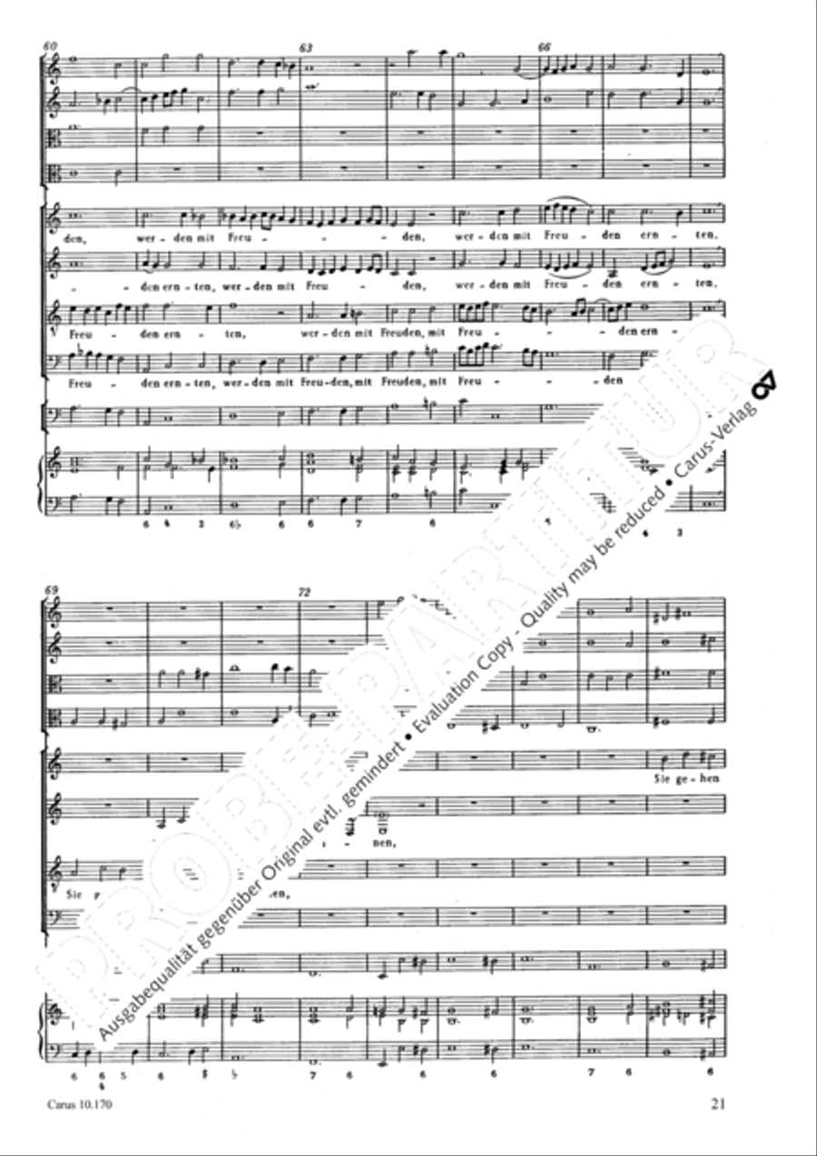 Wenn der Herr die Gefangenen 4-Part scores gallery preview page 22