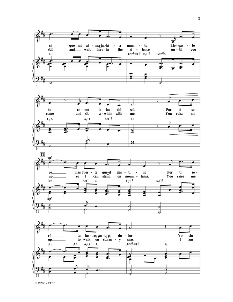 You Raise Me Up TTBB scores gallery preview page 2