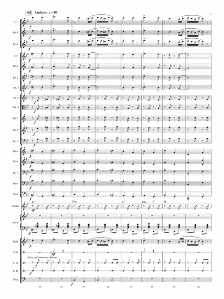 Hungarian Dance No. 5 Hungarian Dance No. 5 Concert Band scores gallery preview page 6