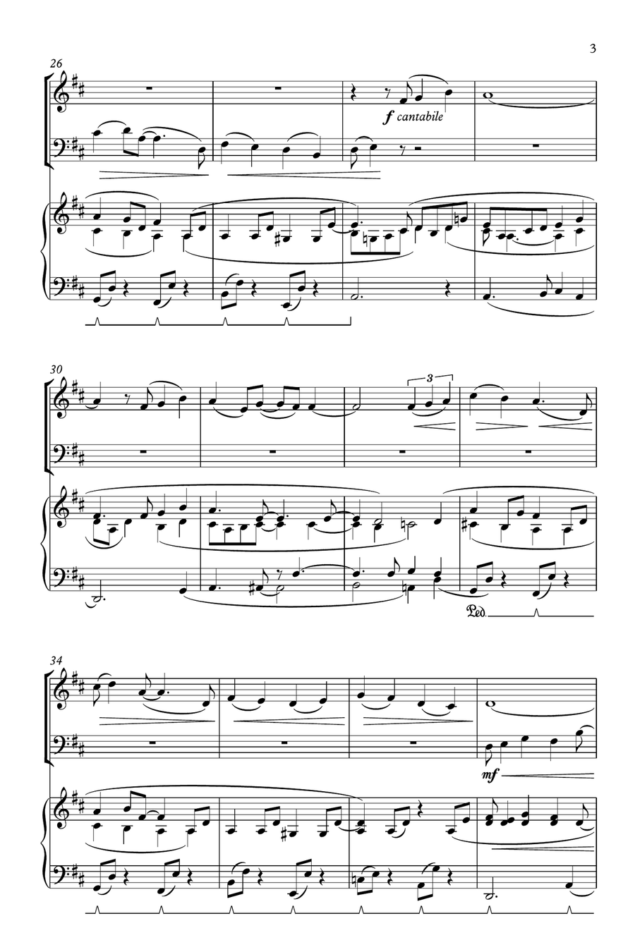 A Whole New World (from 'Aladdin') String Duet scores gallery preview page 3