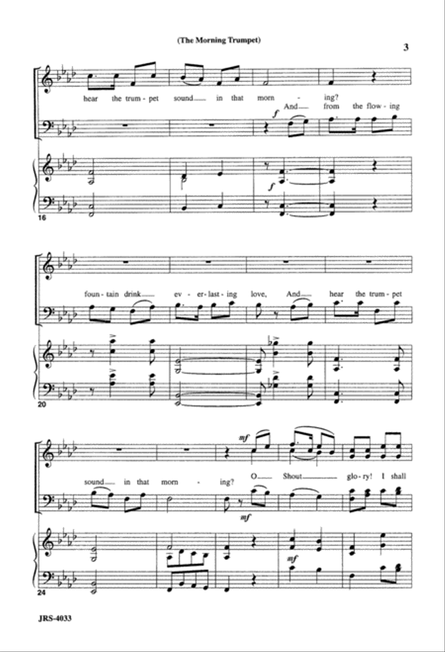 The Morning Trumpet The Morning Trumpet 4-Part scores gallery preview page 4