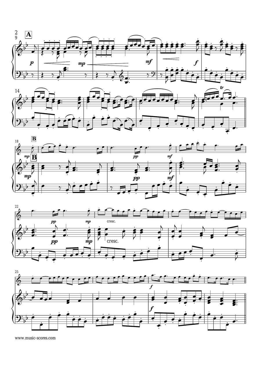 La Réjouissance - Trumpet in Bb & Piano La Réjouissance - Trumpet in Bb & Piano B-Flat Trumpet scores gallery preview page 2