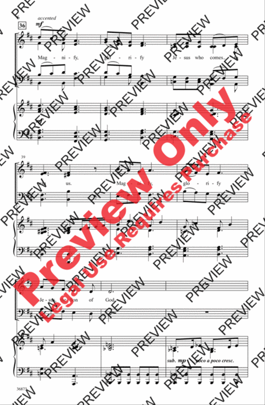Christmastide 4-Part scores gallery preview page 6