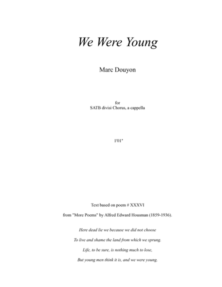 We Were Young image number null
