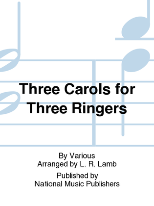 Book cover for Three Carols for Three Ringers