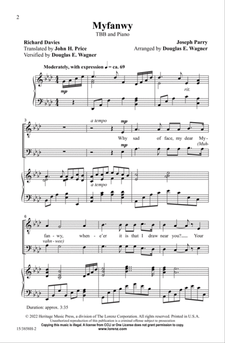 Myfanwy TTB scores gallery preview page 2