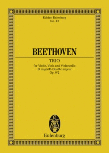 Ludwig van Beethoven: String Trio in D Major, Op. 9/2