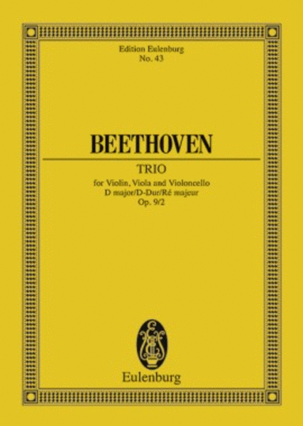 String Trio in D Major, Op. 9/2