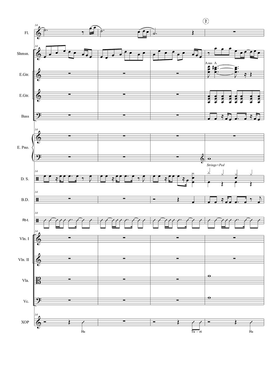 Naruto Main Theme Naruto Main Theme Chamber Orchestra scores gallery preview page 4