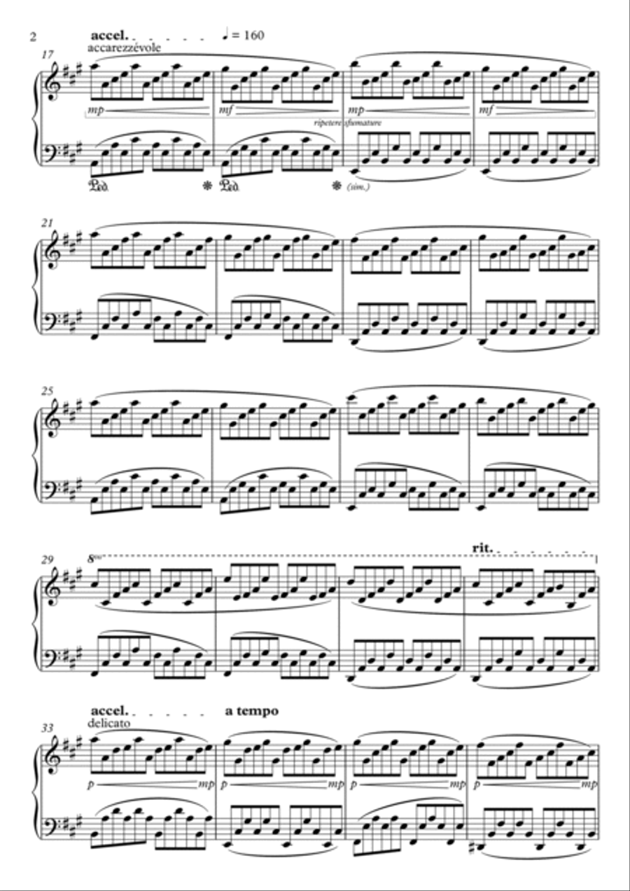 Azules Piano Solo scores gallery preview page 2