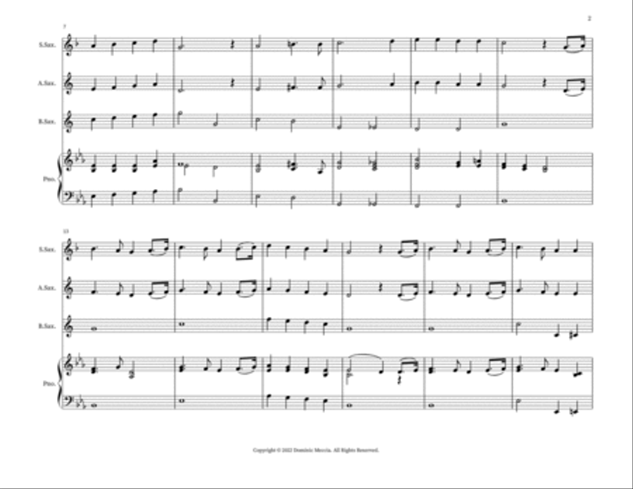 O Canada! Small Ensemble scores gallery preview page 2