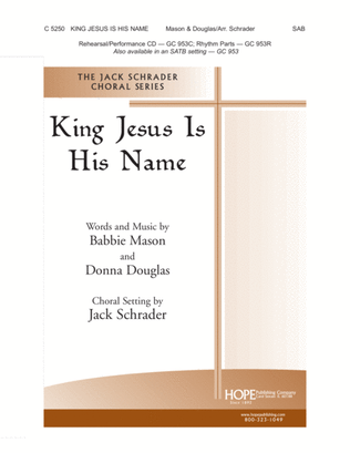 Book cover for King Jesus Is His Name