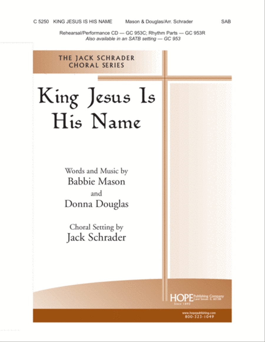 King Jesus Is His Name King Jesus Is His Name 3-Part scores gallery preview page 1
