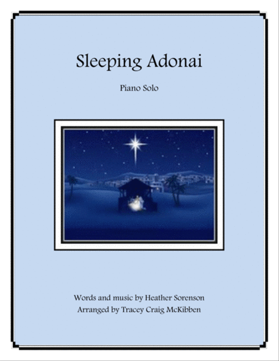 Sleeping Adonai Piano Solo scores gallery preview page 1