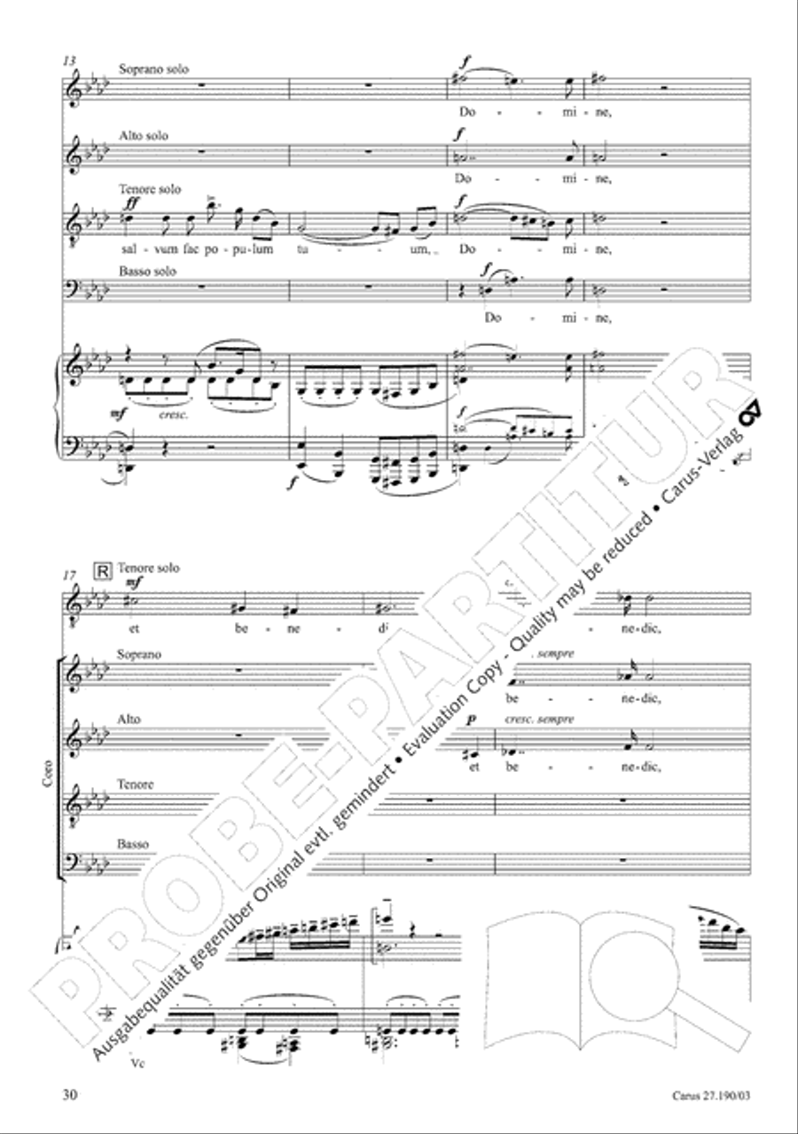 Te Deum 4-Part scores gallery preview page 31