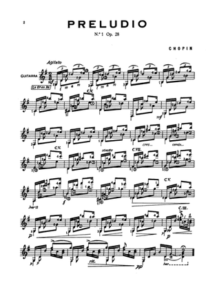 Chopin: Various Preludes Transcribed for Guitar