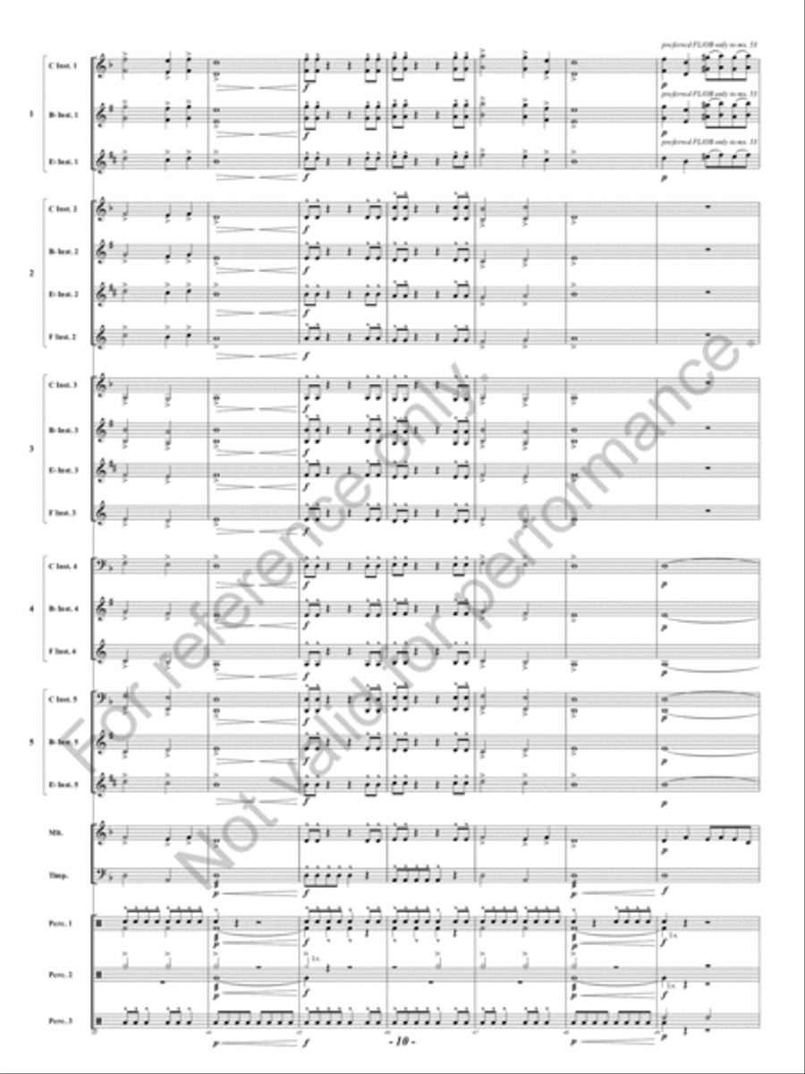 Storm Chaser Storm Chaser Concert Band scores gallery preview page 11