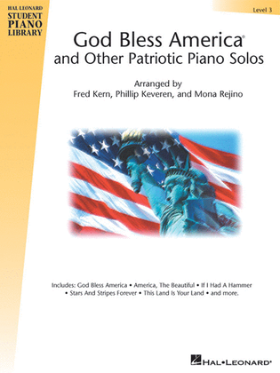 Book cover for God Bless America® and Other Patriotic Piano Solos – Level 3