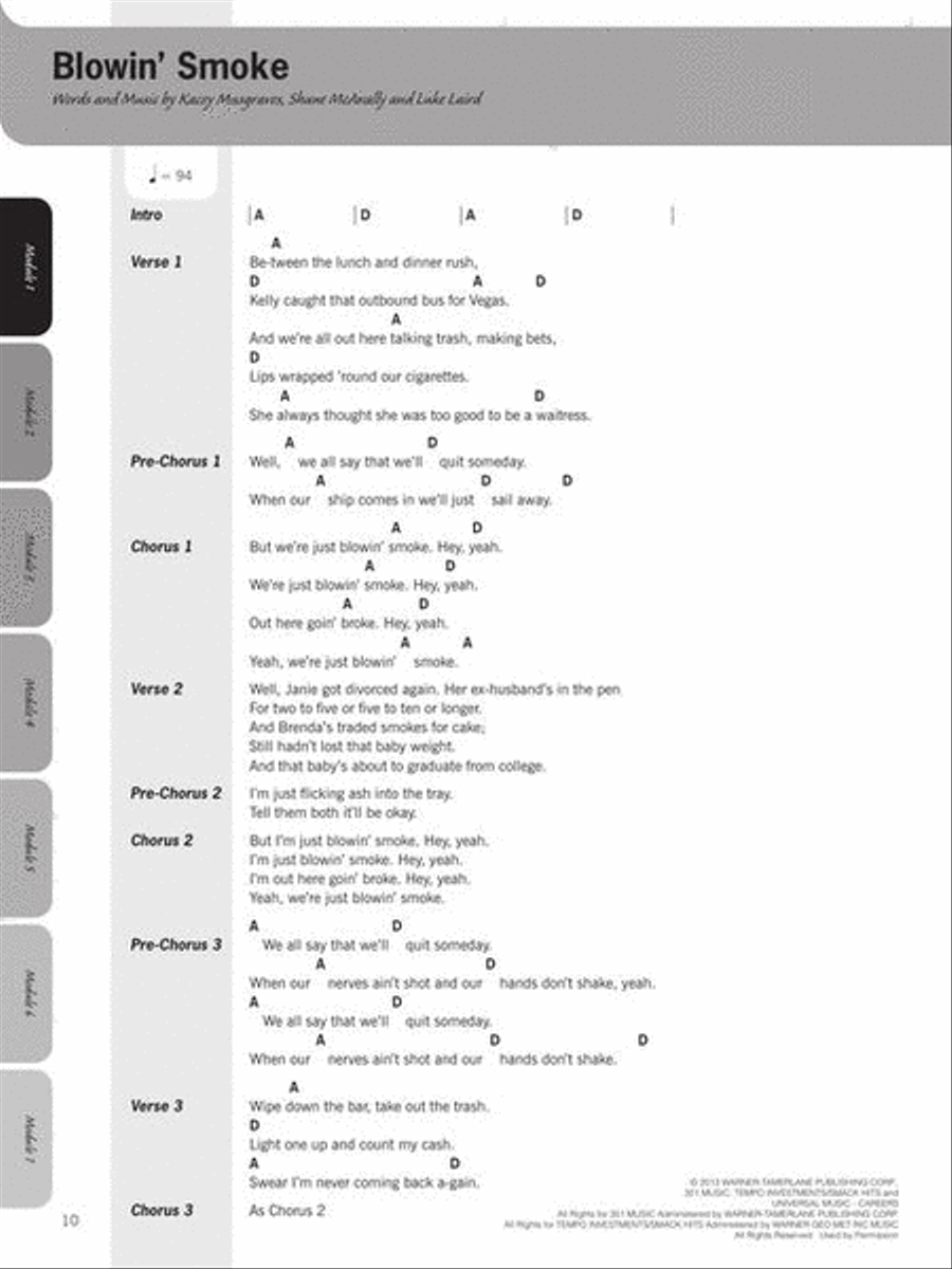 The JustinGuitar Easy Guitar Songbook Electric Guitar scores gallery preview page 12
