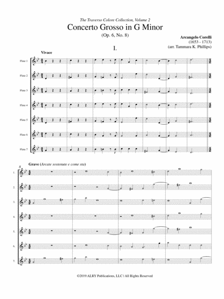 Traverso Colore, Volume 2 - Concerto Grosso Op. 6, No. 8