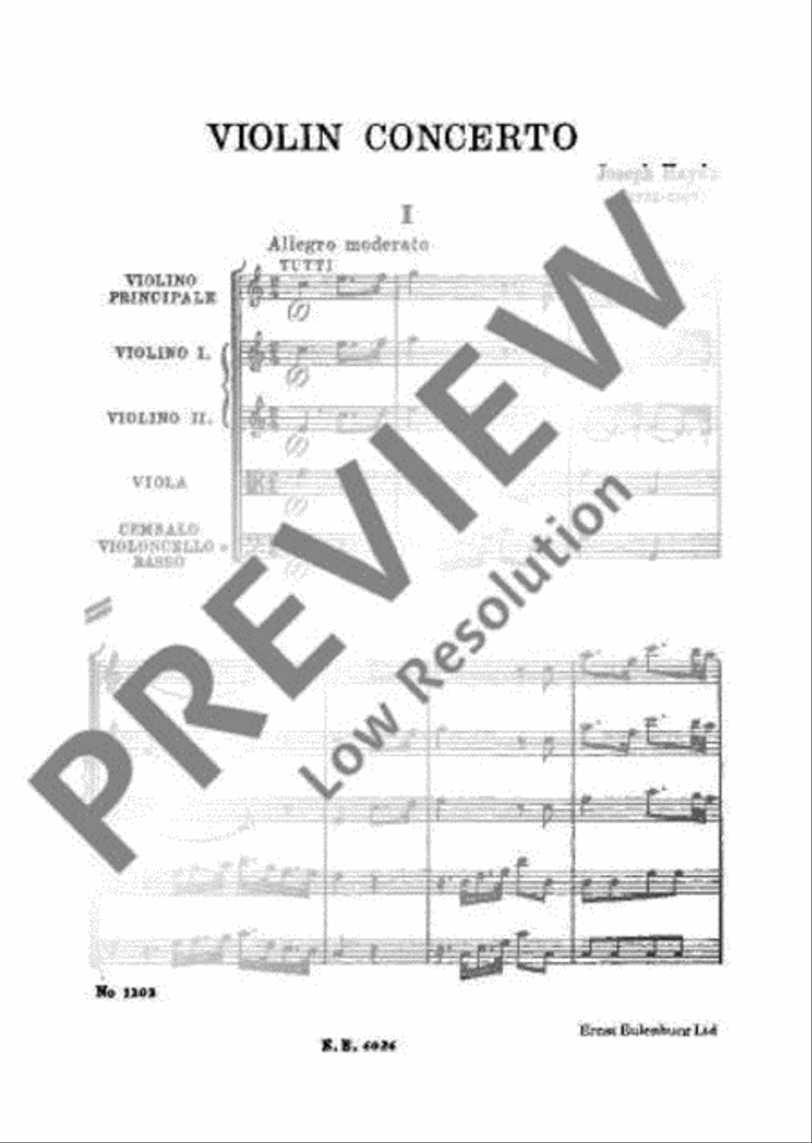 Concerto C major Orchestra scores gallery preview page 10