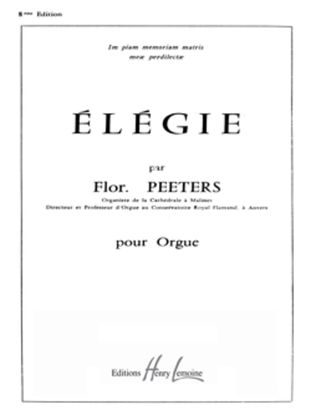 Book cover for Elegie Op. 38