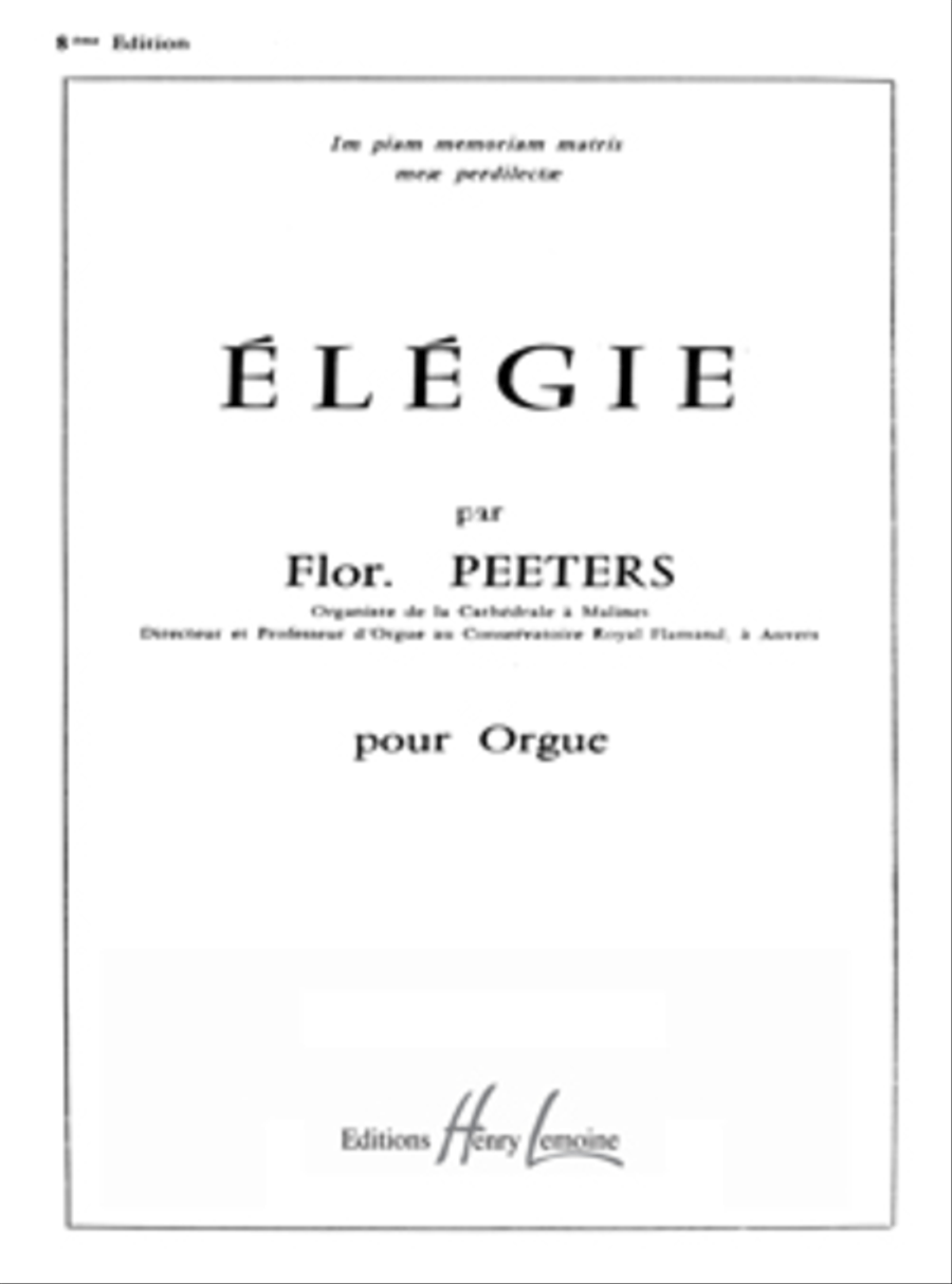 Elegie Op. 38