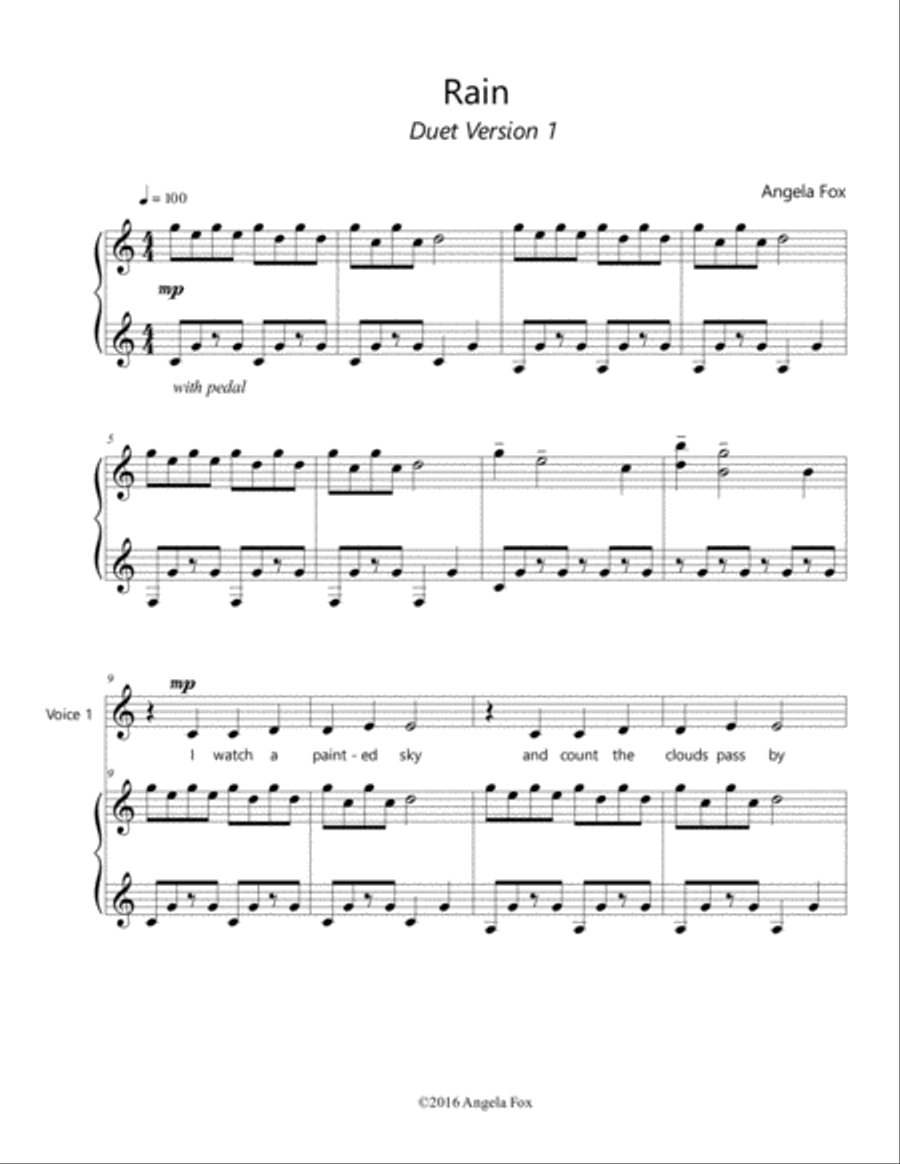 Healthy Vocal Development: Duet Performance Book Level 1 Easy Piano scores gallery preview page 2