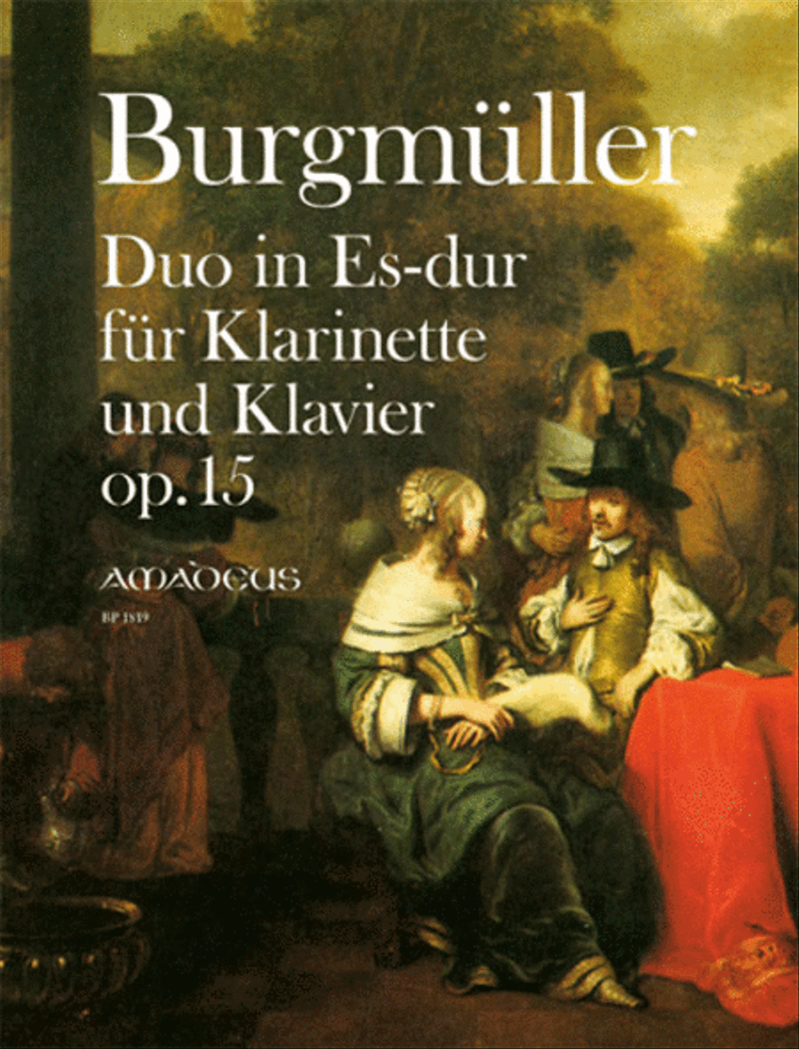 Duo op. 15 Duo op. 15 Clarinet Solo scores gallery preview page 1