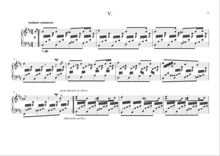 Dichterliebe, opus 48 arranged for solo piano Piano Solo scores gallery preview page 5