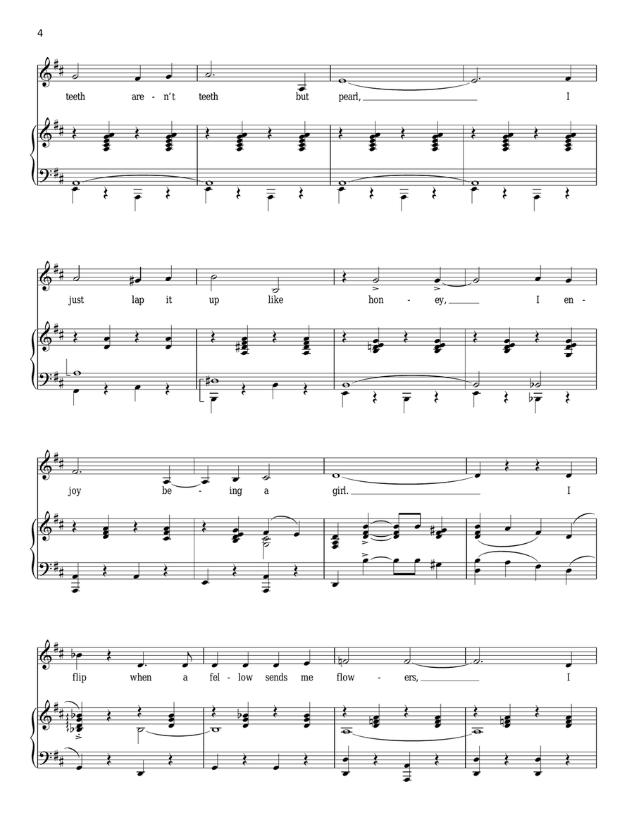 I Enjoy Being A Girl I Enjoy Being A Girl Piano, Vocal, Guitar scores gallery preview page 4