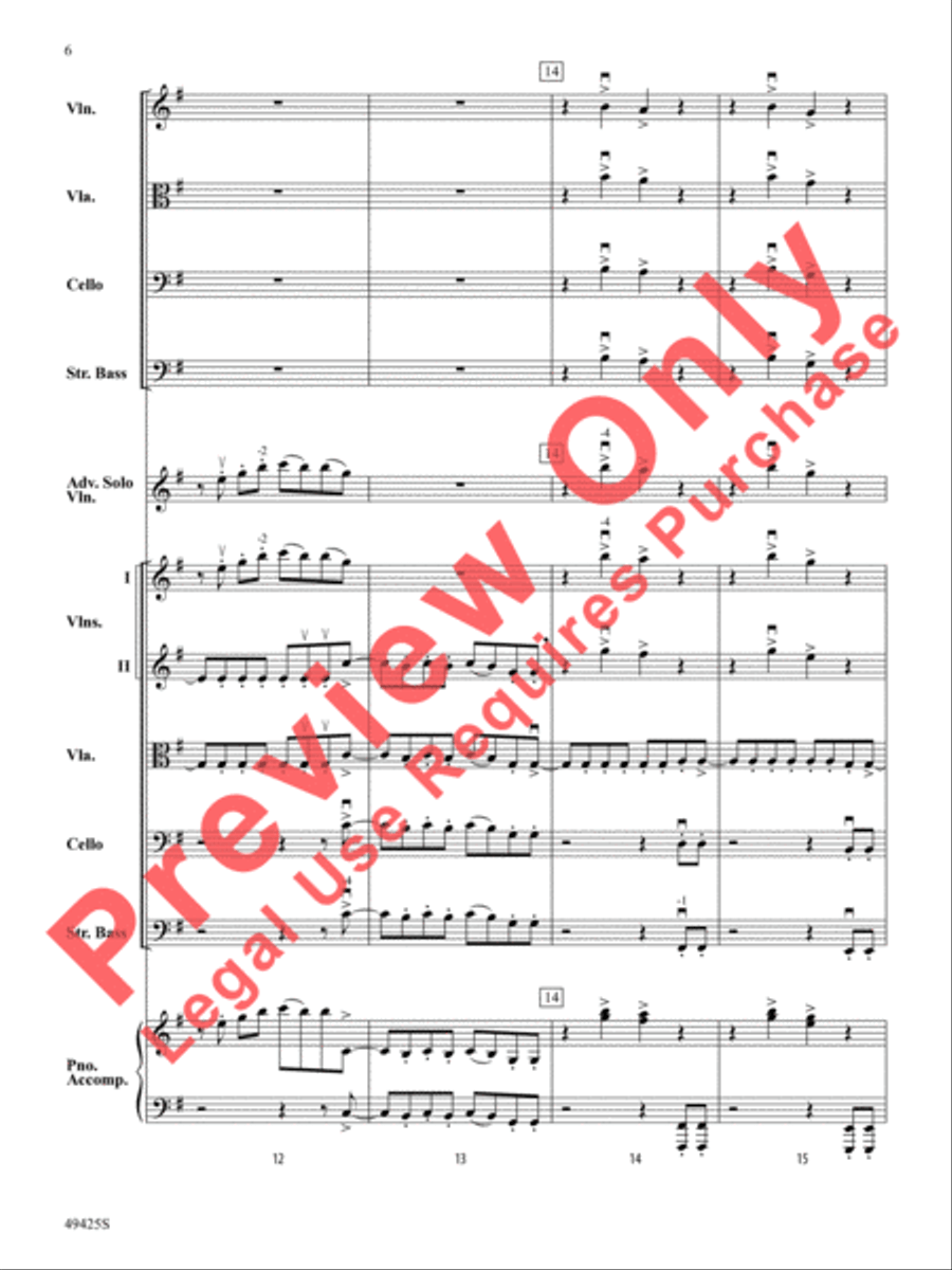 Any Way You Want It / Don't Stop Believin' String Orchestra scores gallery preview page 7